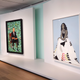 Visitors view the official portraits of former president Barack Obama by Kehinde Wiley and former first lady Michelle Obama by Amy Sherald at The Art Institute of Chicago on June 18, 2021 in Chicago, Illinois. (Photo by Scott Olson/Getty Images)